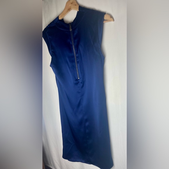 Haute hippie cowl neck Back zip Silk Cap sleeve dress 2 - Picture 8 of 13